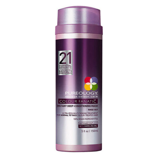 Pureology colour fanatic instant deep-conditioning mask 21 essential benefits 150ml online shopping billigt tilbud shoppetur