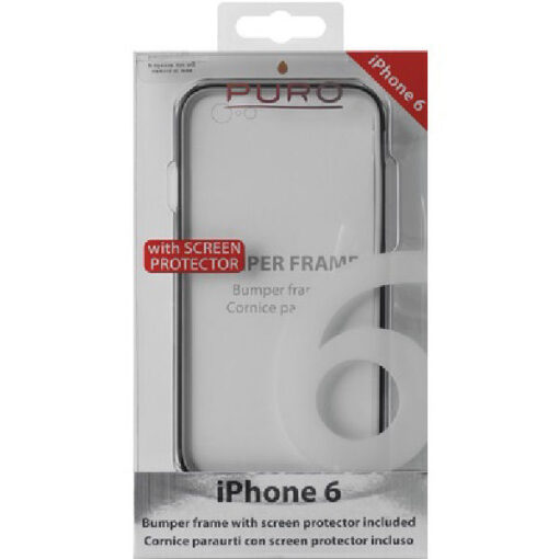 Puro bumper frame with screen protector included blue for iphone 6 online shopping billigt tilbud shoppetur