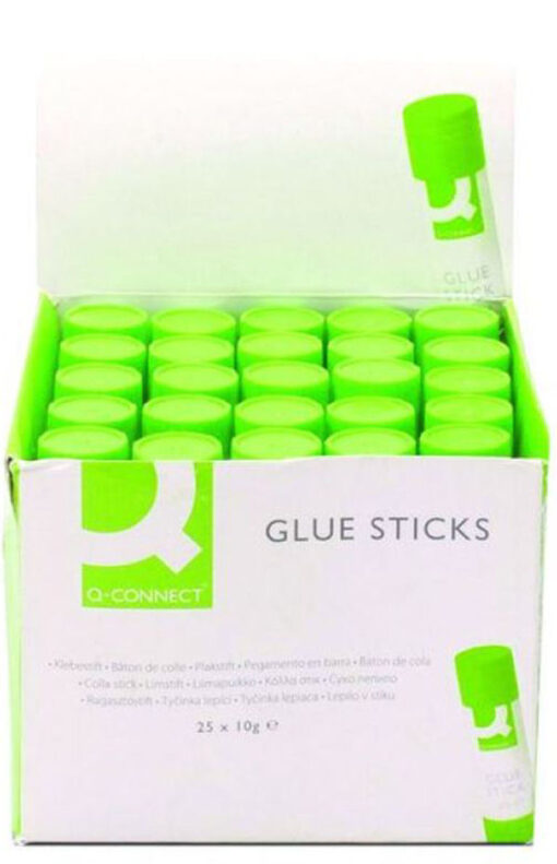 Q-connect glue sticks 23x10g (æske upæn) online shopping billigt tilbud shoppetur