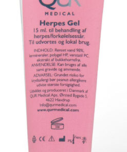 QUR medical herpes gel 15ml - 3 stk.samlet online shopping billigt tilbud shoppetur