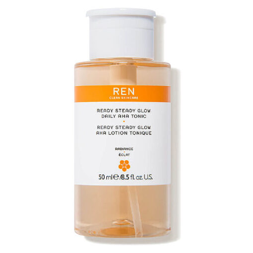 REN clean skincare ready steady glow aha lotion tonique 50ml online shopping billigt tilbud shoppetur