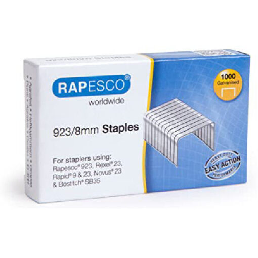 Rapesco hæfteklammer 923/8mm 1000 stk. online shopping billigt tilbud shoppetur