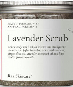 Raz skincare lavender scrub 200g online shopping billigt tilbud shoppetur