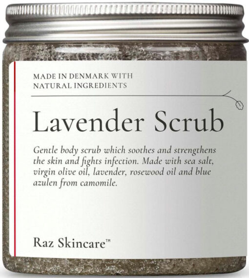 Raz skincare lavender scrub 200g online shopping billigt tilbud shoppetur