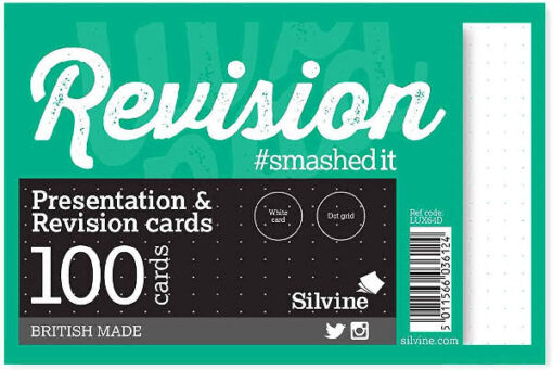 Revision presentation & revision cards A6 100 cards hvid online shopping billigt tilbud shoppetur