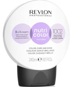 Revlon professional nutri color filters 3in1 cream direct hair color 1002 pale platinum 240ml online shopping billigt tilbud shoppetur