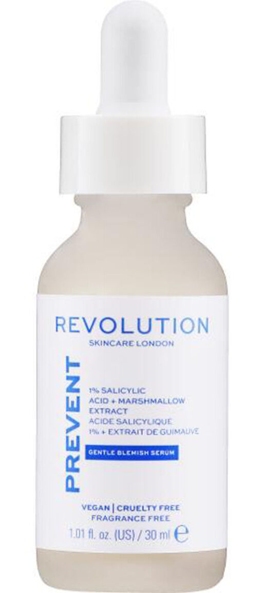 Revolution skincare london prevent gentle blemish serum 30ml online shopping billigt tilbud shoppetur