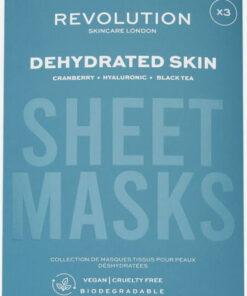 Revolution skincare london sheet masks dehydrated skin 3 stk. online shopping billigt tilbud shoppetur