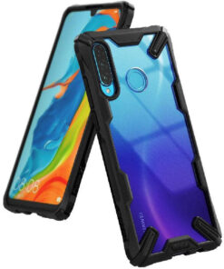 Ringke fusion X hybrid cover black for huawei P30 lite online shopping billigt tilbud shoppetur