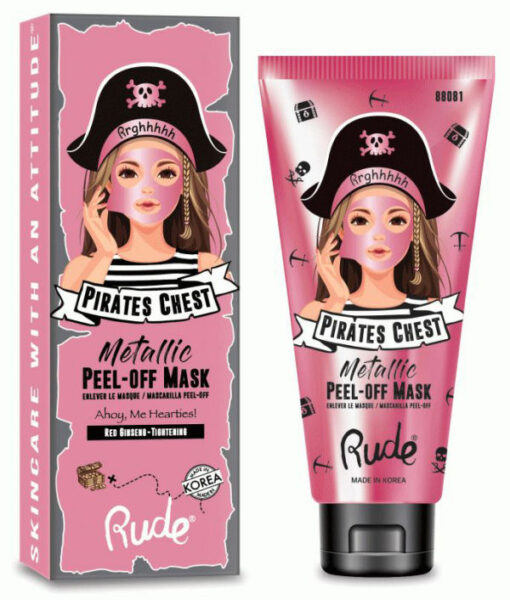 Rude pirates chest metallic peel-off mask ahoy me hearties 60ml online shopping billigt tilbud shoppetur