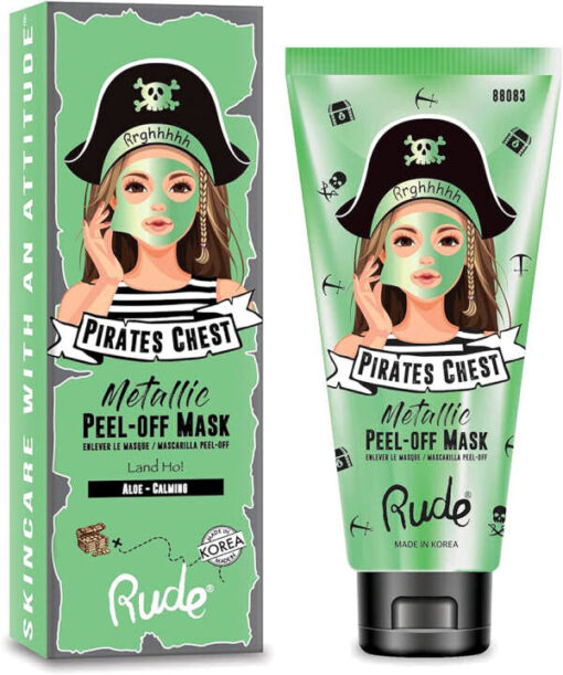 Rude pirates chest metallic peel-off mask land ho 60ml online shopping billigt tilbud shoppetur