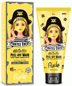 Rude pirates chest metallic peel-off mask no prey no pay 60ml online shopping billigt tilbud shoppetur