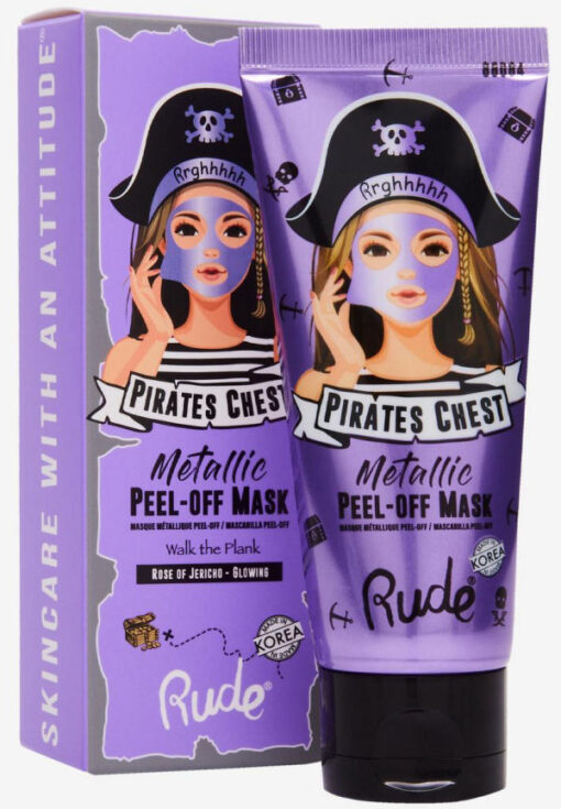 Rude pirates chest metallic peel-off mask walk the plank 60ml online shopping billigt tilbud shoppetur