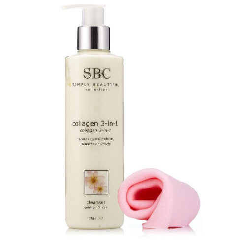 SBC collagen 3-in-1 cleanser 250ml online shopping billigt tilbud shoppetur