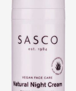 Sasco vegan face care natural night cream calms & nourishes 50ml online shopping billigt tilbud shoppetur