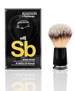 Scaramouche + fandango shave brush with ultra soft synthetic hair online shopping billigt tilbud shoppetur