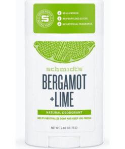 Schmidt's natural deodorant bergamot + lime 75g online shopping billigt tilbud shoppetur