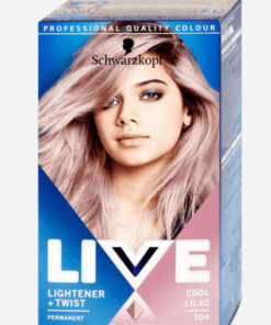 Schwarzkopf live lightener + twist permanent 104 cool lilac online shopping billigt tilbud shoppetur