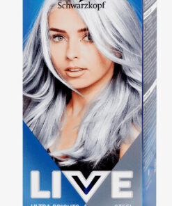 Schwarzkopf live ultra brights or pastel steel silver 098 online shopping billigt tilbud shoppetur