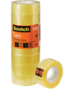 Scotch clear tape 508 19mmx33m 8 stk. online shopping billigt tilbud shoppetur