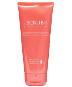 Scrub off bodyscrub raspberry peach & sandalwood 290g online shopping billigt tilbud shoppetur