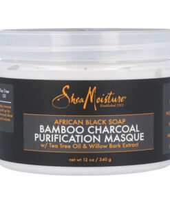 Shea moisture african black soap bamboo charcoal purification masque 340g online shopping billigt tilbud shoppetur