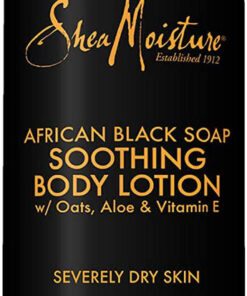 Shea moisture african black soap soothing body lotion with oats aloe & vitamin e 384ml online shopping billigt tilbud shoppetur