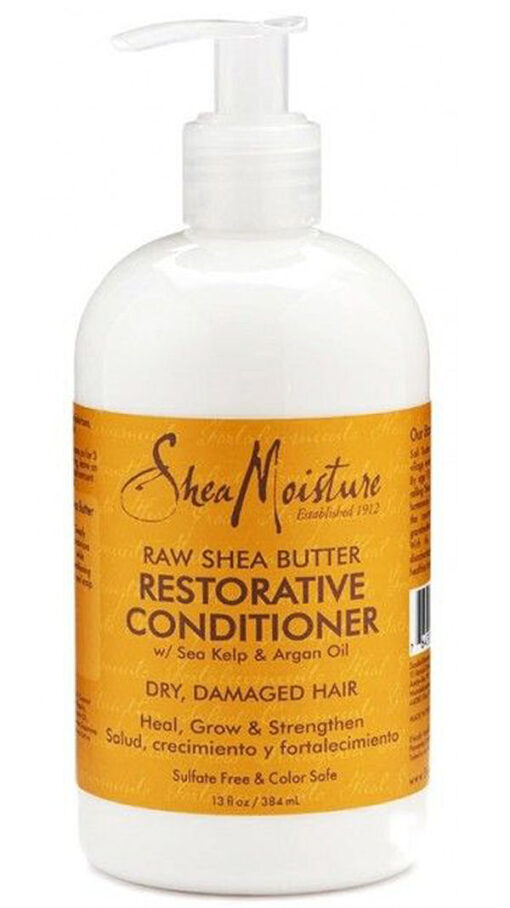 Shea moisture raw shea butter restorative conditioner with sea kelp & argan oil 384ml online shopping billigt tilbud shoppetur