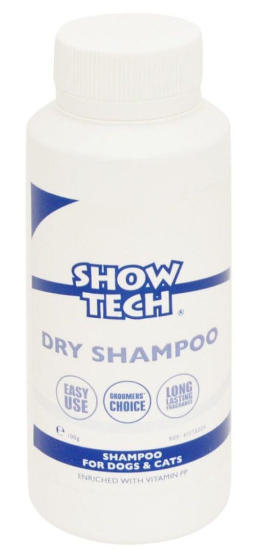 Show tech dry shampoo enriched with vitamin PP for dogs and cats 100g online shopping billigt tilbud shoppetur