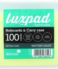 Silvine luxpad notecards & carry case 100 stk. online shopping billigt tilbud shoppetur