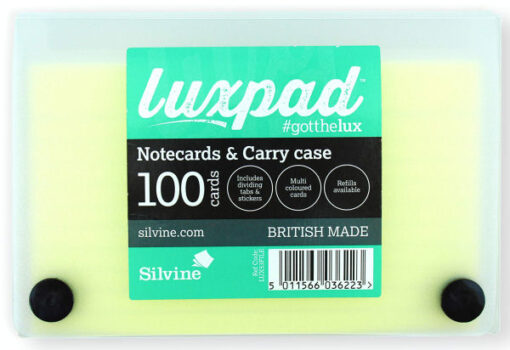 Silvine luxpad notecards & carry case 100 stk. online shopping billigt tilbud shoppetur