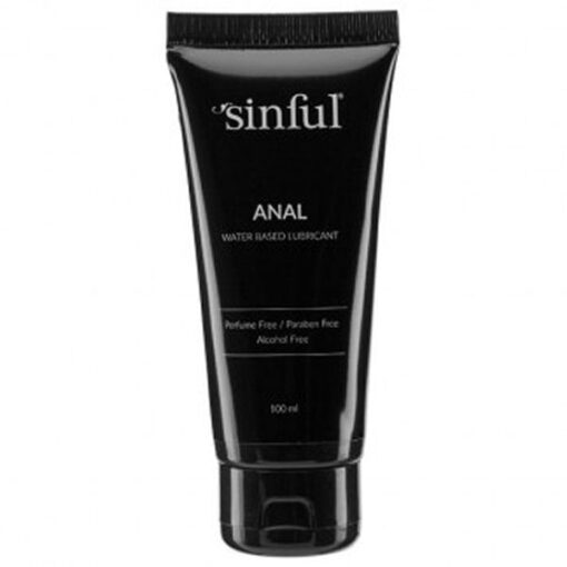 Sinful anal water based lubricant 100ml online shopping billigt tilbud shoppetur