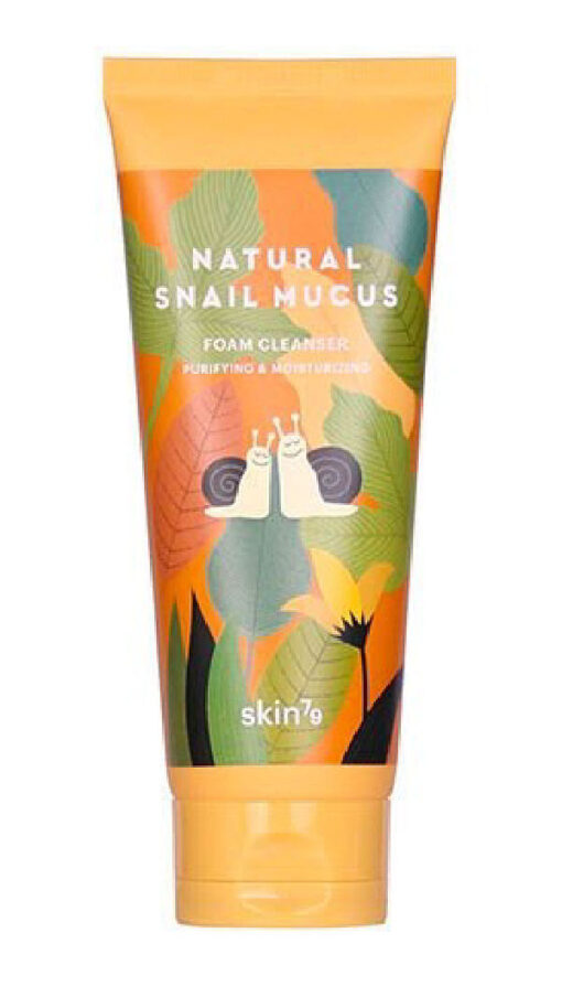 Skin79 natural snail mucus foam cleanser purifying & moisturizing 150ml online shopping billigt tilbud shoppetur