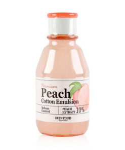 Skinfood premium peach cotton emulsion 140ml online shopping billigt tilbud shoppetur