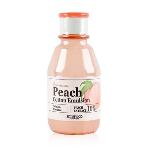 Skinfood premium peach cotton emulsion 140ml online shopping billigt tilbud shoppetur