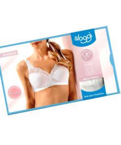 Sloggi Romance sensitive slip-in BH micro cotton hvid str 90A online shopping billigt tilbud shoppetur