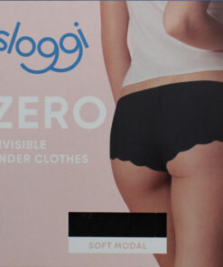 Sloggi zero short invisible under clothes soft modal sorte str. XS online shopping billigt tilbud shoppetur