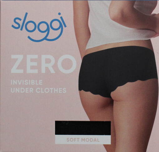 Sloggi zero short invisible under clothes soft modal sorte str. XS online shopping billigt tilbud shoppetur
