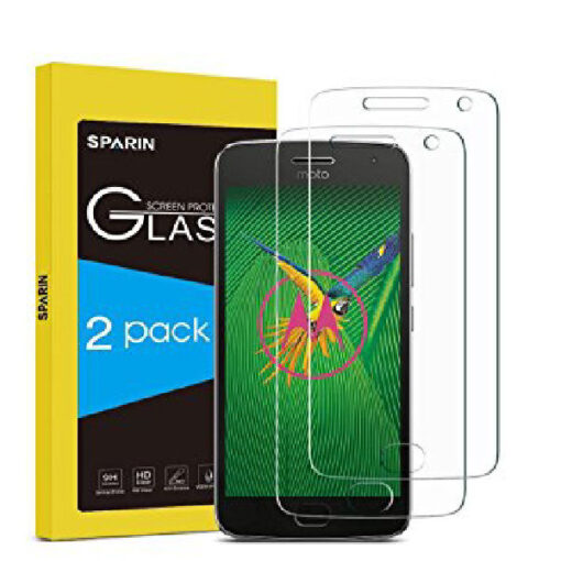 Sparin lenovo moto G5 plus screen protector glass 2 pack online shopping billigt tilbud shoppetur