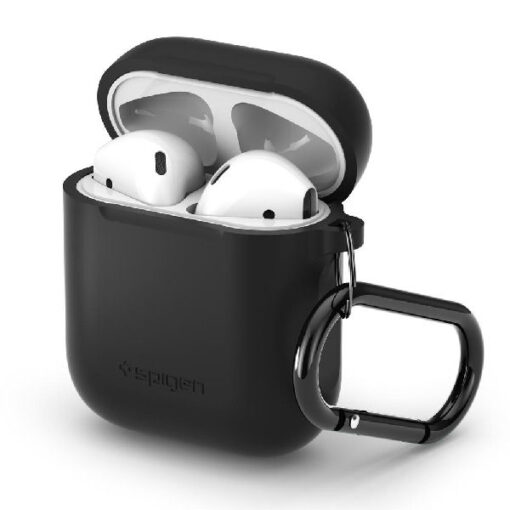 Spigen airpods case with carabiner black for airpods 1st generation online shopping billigt tilbud shoppetur