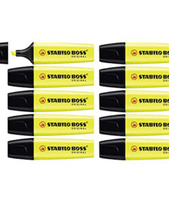 Stabilo boss original textmarker 70/24 yellow 10 stk. online shopping billigt tilbud shoppetur