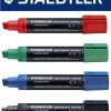 Staedtler 388 Lumocolor permanant marker rød 5 stk online shopping billigt tilbud shoppetur
