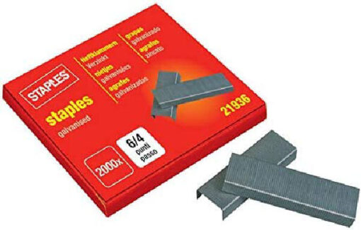 Staples hæfteklammer 6/4 2000 stk. 21936 online shopping billigt tilbud shoppetur