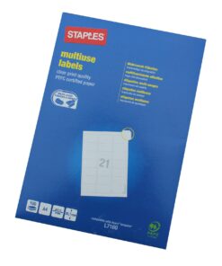 Staples multiuse labels L7160 38