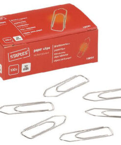 Staples paper clips 32mm 100 stk. 19291 online shopping billigt tilbud shoppetur