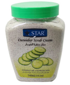 Star cucumber scrub cream 540ml online shopping billigt tilbud shoppetur