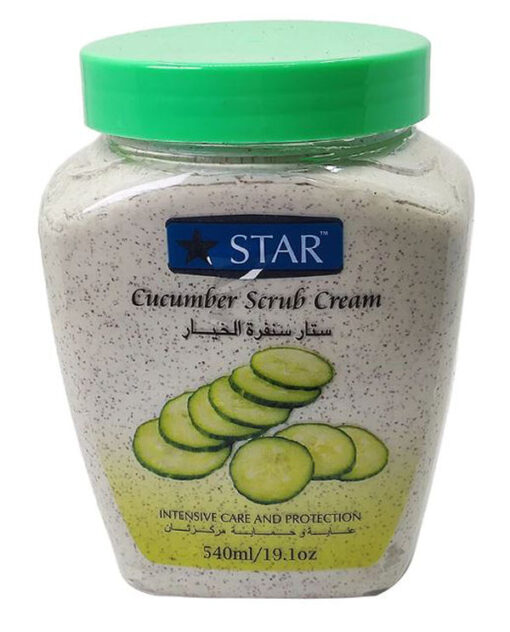 Star cucumber scrub cream 540ml online shopping billigt tilbud shoppetur