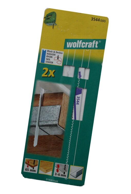 Stiksavsklinger 2 x BiM 130/105mm Wolfcraft 3544000 online shopping billigt tilbud shoppetur