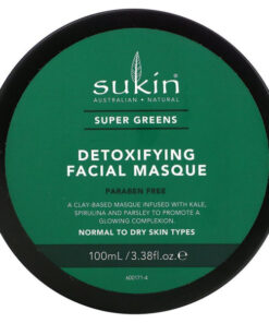 Sukin australian natural super greens detoxifying facial masque 100ml online shopping billigt tilbud shoppetur