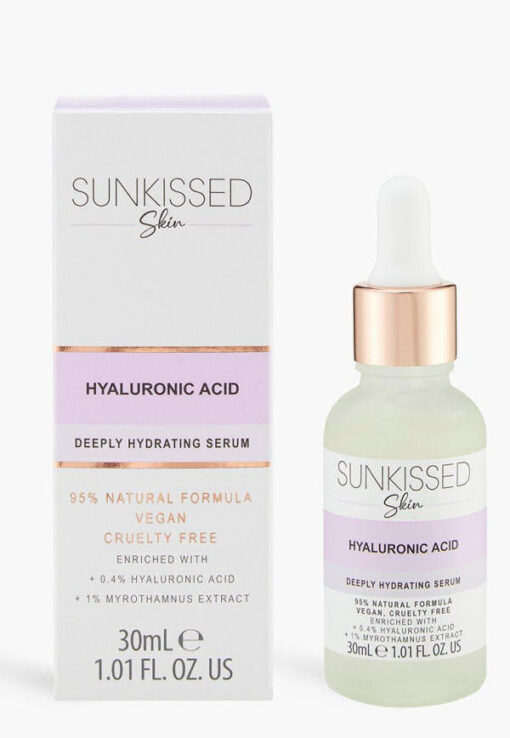 Sunkissed skin hyaluronic acid deeply hydrating serum 30ml online shopping billigt tilbud shoppetur